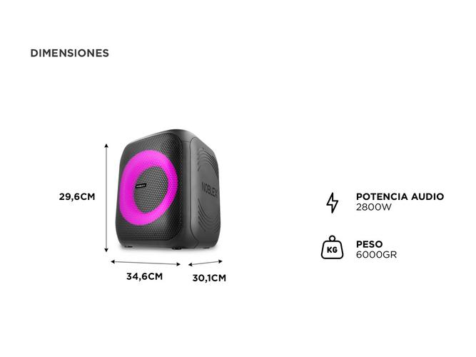 Sistema de Sonido Noblex 94TSN2000 2800W Parlante - 4