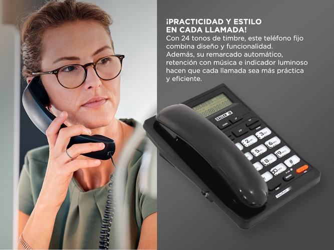 Teléfono Fijo Con Identificador de Llamadas Panatel LCD KXT-3600ID Usado - 2