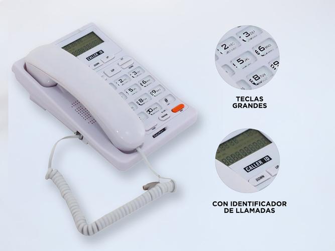 Teléfono Fijo Con Identificador de Llamadas Panatel LCD KXT-3600ID Usado - 3