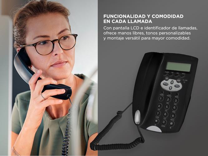 Teléfono Fijo con Identificador de Llamadas Panatel KXT-2000ID - 2
