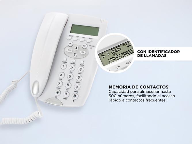 Teléfono Fijo con Identificador de Llamadas Panatel KXT-2000ID - 3