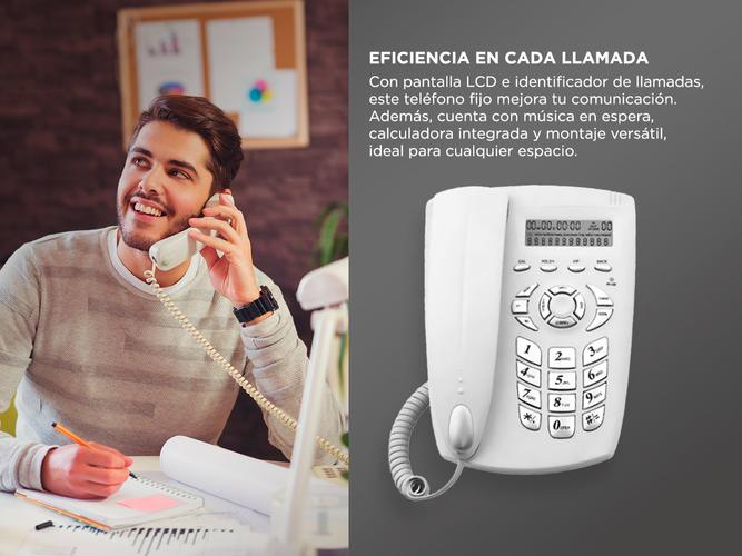 Teléfono Fijo con Identificador de Llamadas Calculadora Panatel KXT-4700ID - 2
