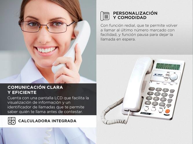Teléfono Panatel Kx-tsc6007cid Con Identificador de Llamadas Blanco - 2