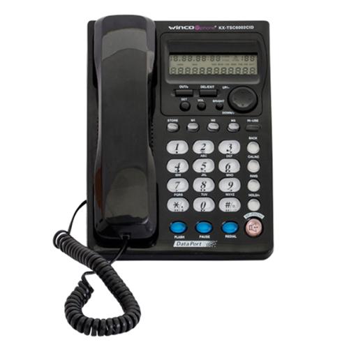 Teléfono Fijo Winco TE6002 De Mesa o Pared Con Identificador De Llamadas - 0