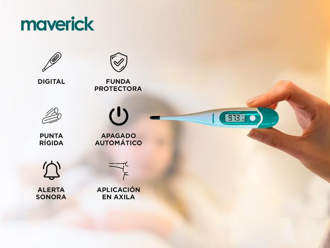 Termómetro Digital Maverick Rígido Corporal Control Fiebre - 1
