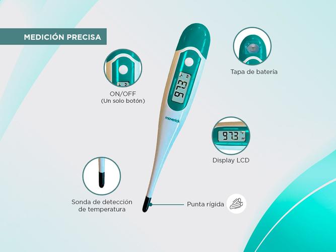Termómetro Digital Maverick Rígido Corporal Control Fiebre - 2