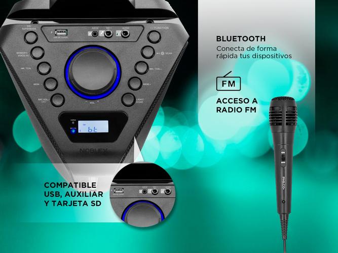 Torre Potenciada de Sonido Noblex 94MNT2X 4200W Bluetooth - 2