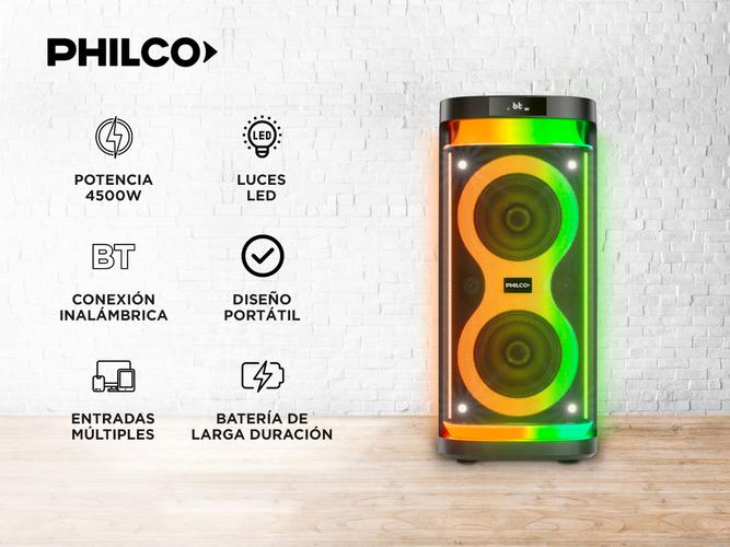 Torre Potenciada de Sonido Philco 94TP6500 4500W Bluetooth - 1