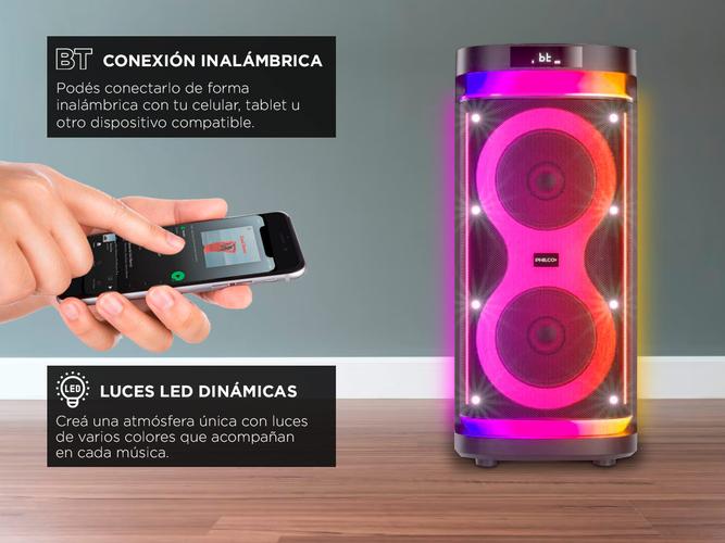 Torre Potenciada de Sonido Philco 94TP8500 7500W Bluetooth - 2