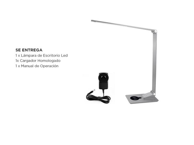 Lampara De Escritorio Led GADNIC LM100 Cargador Inalámbrico  - 6