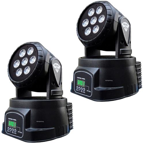 Kit x2 Mini Cabezal Led Móvil - 0