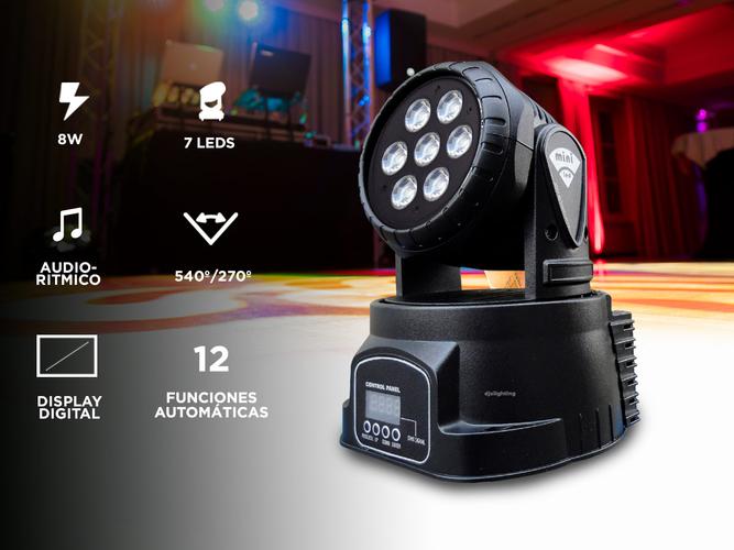 Mini Cabezal Led Móvil - 1