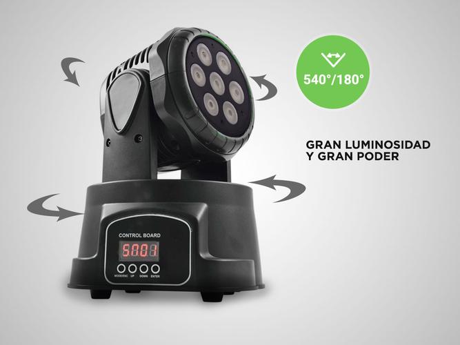 Mini Cabezal Led Móvil - 5