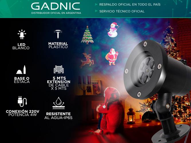 Luz Decorativa Gadnic Led Proyeccion Varios Motivos - 1