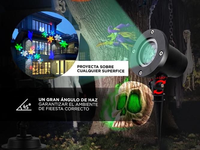 Luz Decorativa Gadnic Led Proyeccion Varios Motivos - 3