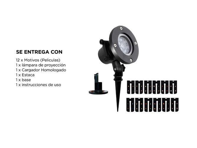 Luz Decorativa Gadnic Led Proyeccion Varios Motivos - 6