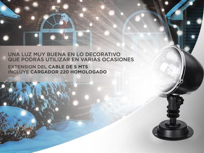 Luz Decorativa Gadnic Nieve Navidad - 3