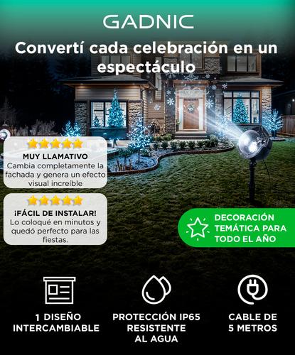 Luz Decorativa Gadnic Nieve Navidad - 1