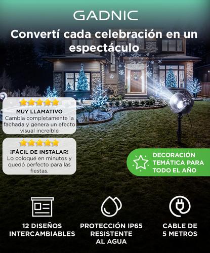 Luz Decorativa Gadnic Nieve Navidad - 1