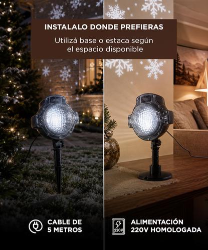 Luz Decorativa Gadnic Nieve Navidad - 4