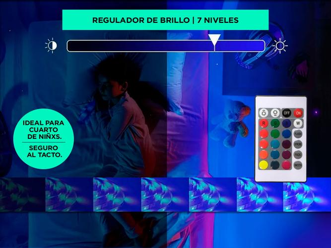 Tira Led Gadnic RGB 5050 L20L Control Remoto 150 Leds - 3