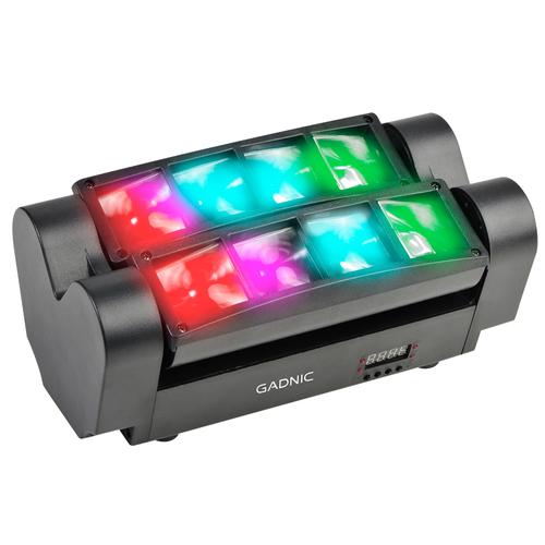 Cabezal Mini De Araña Gadnic LH40RGB de Luz LED - 0