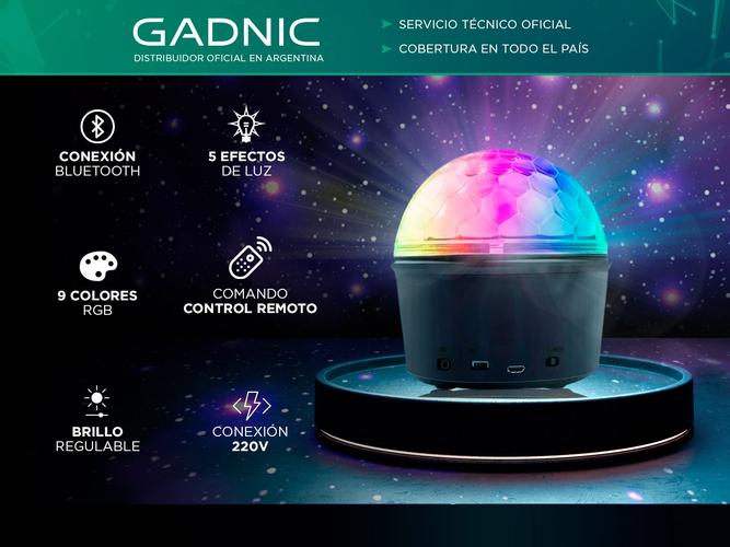 Proyector Parlante Gadnic L43TG Bluetooth Luz Led Rgb  - 1