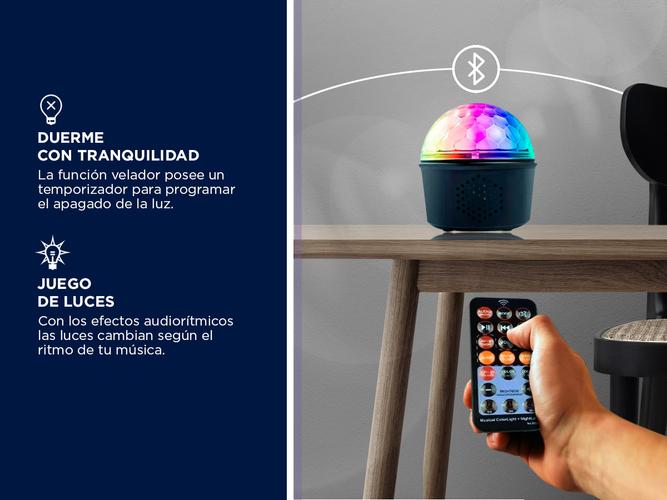 Proyector Parlante Gadnic L43TG Bluetooth Luz Led Rgb  - 2