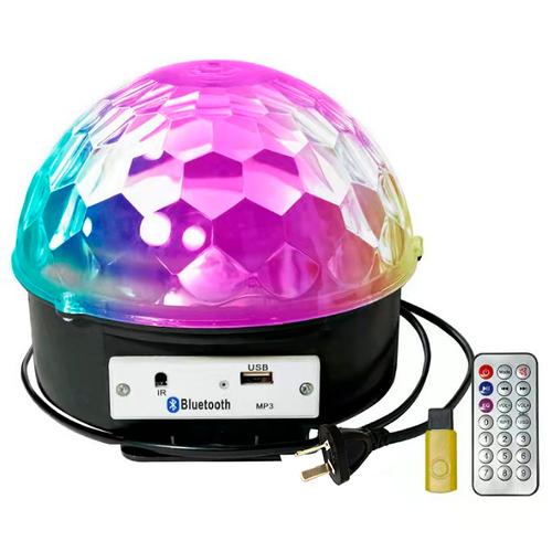 Parlante Lámpara Bola Rgb Gadnic DJL045 Audioritmica Usb - 0