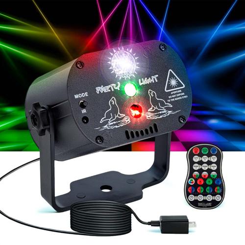 Reflector Laser Gadnic Multi Modo Con Control Remoto - 0