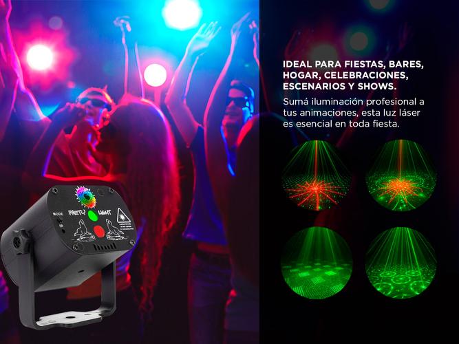 Reflector Laser Gadnic Multi Modo Con Control Remoto - 2