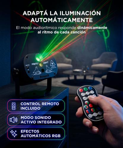 Reflector Laser Gadnic Multi Modo Con Control Remoto - 2