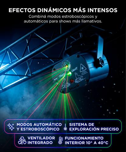 Reflector Laser Gadnic Multi Modo Con Control Remoto - 4
