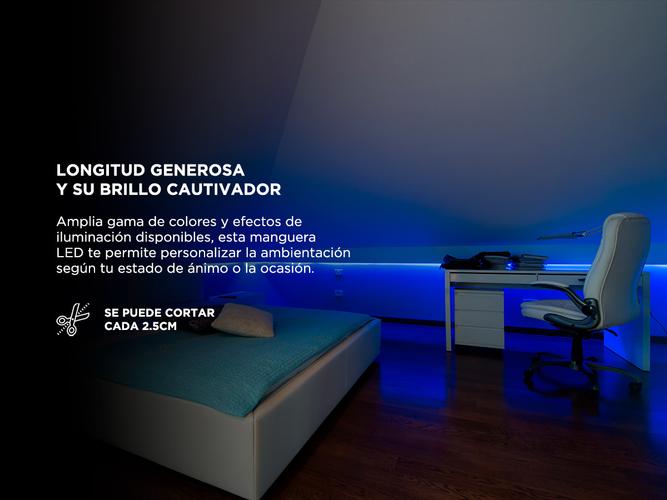 Manguera Luces Neon Gadnic Led Flexible Color Fijo 5mts - 4