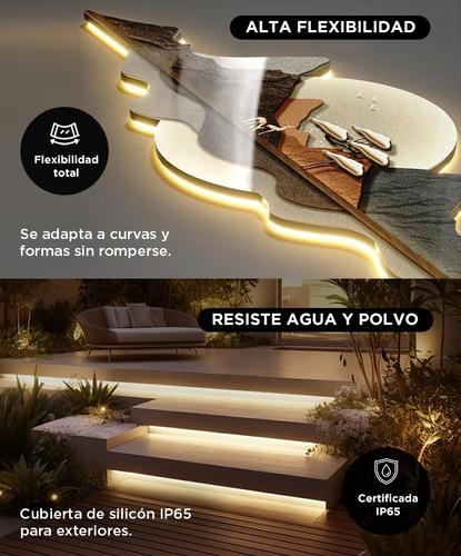 Tira LED Silicona GADNIC 120LED 5 mts Neón  - 2