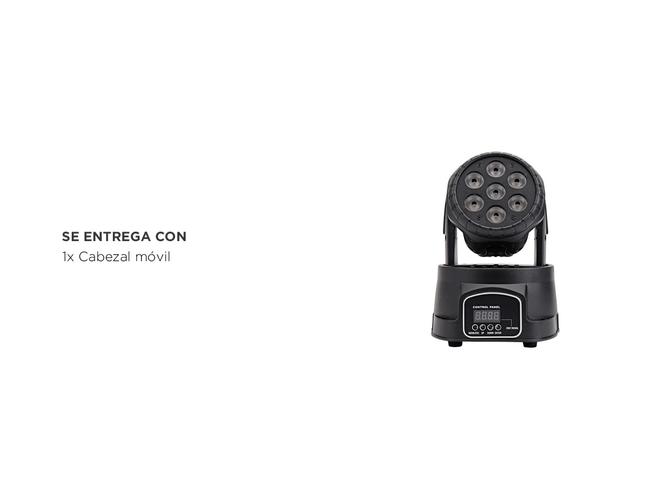 Cabezal Movil Gadnic DJ-P55RTY 7 Led Robótico - 4
