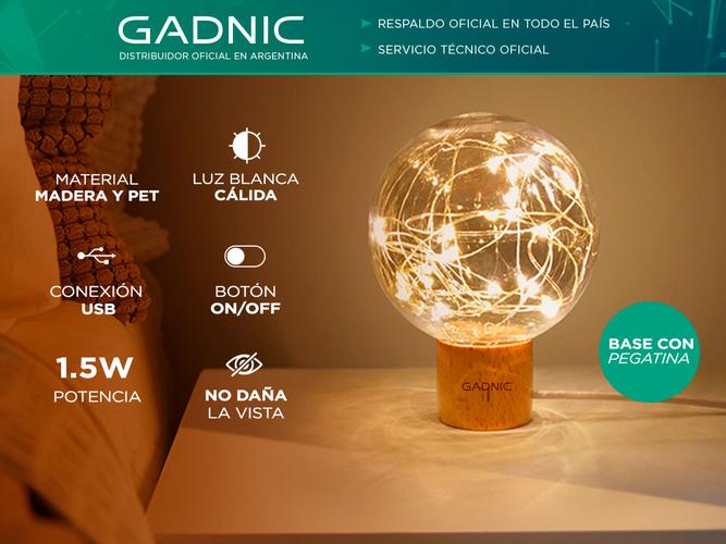 Lampara Velador Twinkle Gadnic Star Mesa de Luz - 1