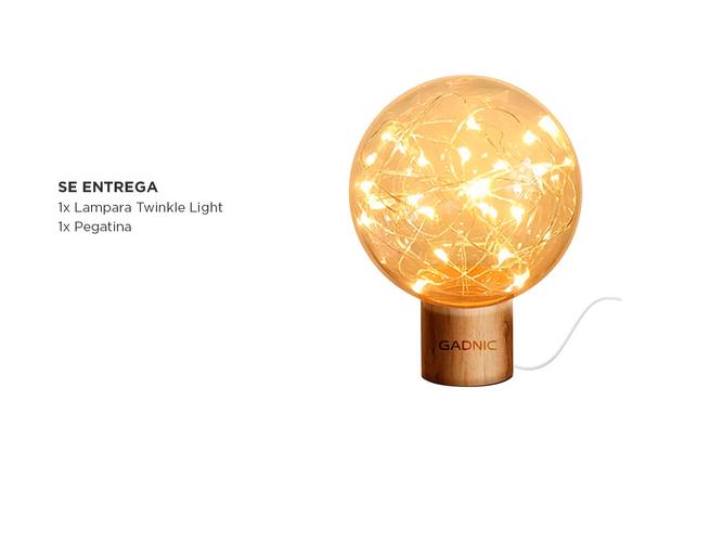 Lampara Velador Twinkle Gadnic Star Mesa de Luz - 6