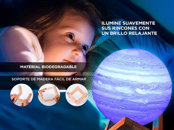 Lámpara Gadnic Júpiter 13cm 16 Colores RGB + Blanco Luz Cálida y Fría - 3