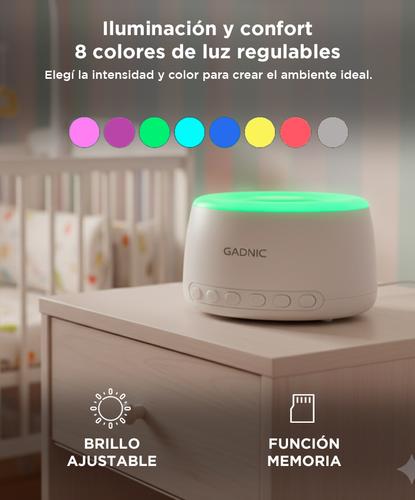 Maquina De Ruido Blanco Gadnic FR5 Bluetooth 32 Sonidos Para Dormir - 3
