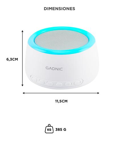 Maquina De Ruido Blanco Gadnic FR5 Bluetooth 32 Sonidos Para Dormir - 4