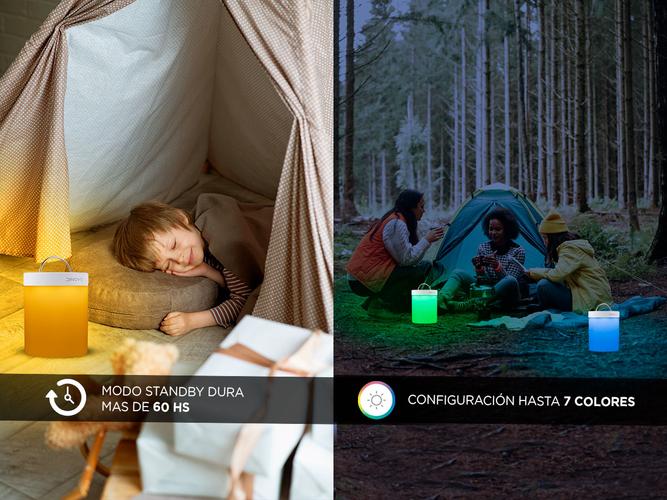 Velador Luz de Noche LED Tactil Recargable USB - 2
