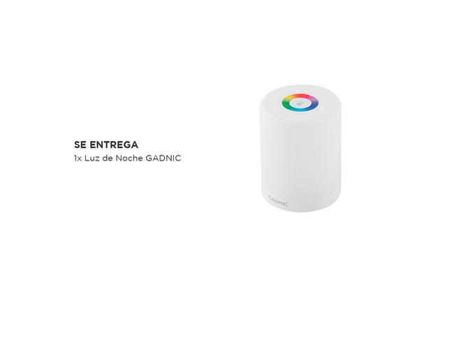Velador Luz de Noche LED Tactil Recargable USB - 5