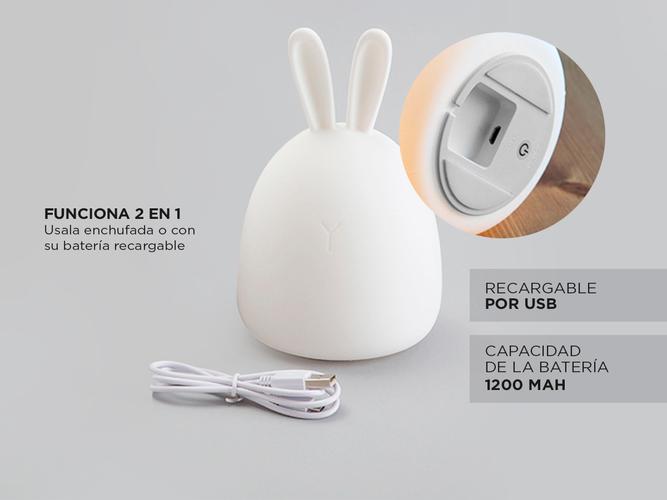Luz Velador Para Niños Gadnic Luz de Noche Recargable Led  - 4