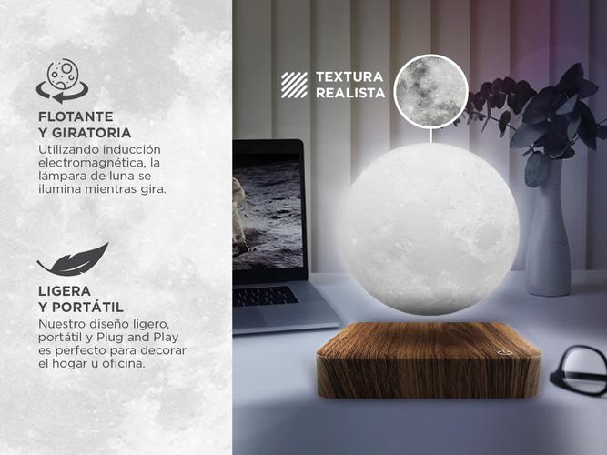 Lámpara de luna flotante Gadnic LEVI Luz Lunar Giratorio - 2