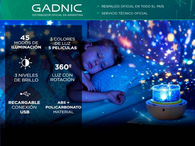 Lámpara de Noche Proyector Galaxia Tierra Universo Para Niños  - 1