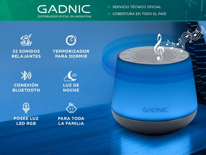 Lámpara de Noche Gadnic Con Sonido Blanco Para Dormir RGB  - 1
