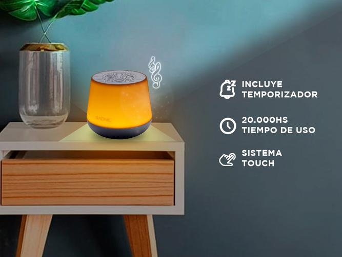 Lámpara de Noche Gadnic Con Sonido Blanco Para Dormir RGB  - 3