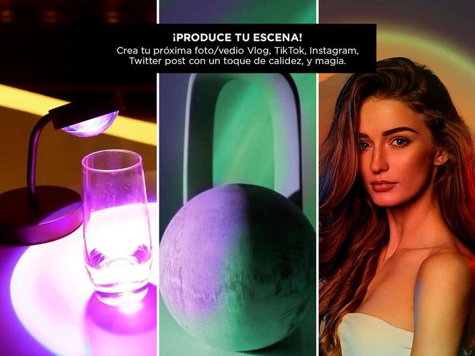 Lámpara Arcoíris Gadnic Sun4 Simulación del Sol Atardecer Anochecer - 3