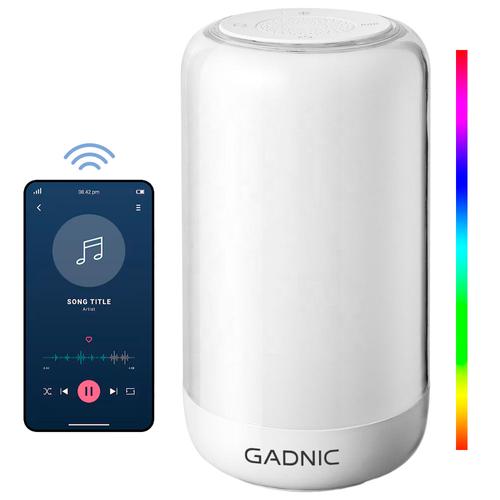 Lámpara De Mesa Inteligente Gadnic Luz RGB Parlante  - 0